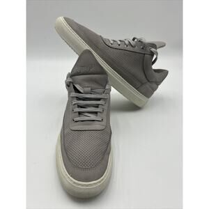 Filling Pieces Low Top Leather Sneakers Men’s Size 45 EU GRAY